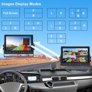 Moniteur d'écran AHD <span class=keywords><strong>de</strong></span> 9 pouces, zone d'alarme réglable, caméras IA, système <span class=keywords><strong>de</strong></span> détection des piétons pour la sécurité des chariots élévateurs, caravanes, bus, fourgonnettes - Product Image 3