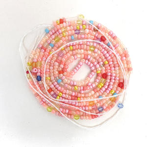 Femmes sexy perte de poids grande <span class=keywords><strong>taille</strong></span> africaine ghana coton ficelle cravate sur le corps ventre chaîne <span class=keywords><strong>taille</strong></span> perles bijoux pour la fête - Product Image 3