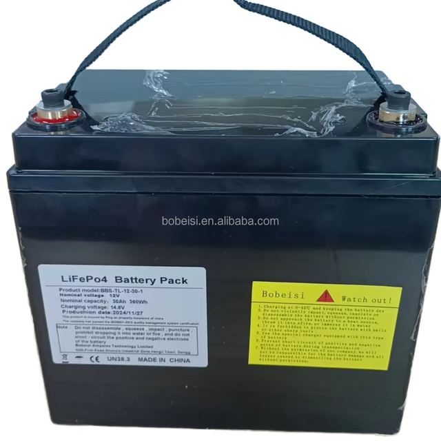 Manufacturer Direct Sales 12V 30AH LFP Lithium Ion Battery Cylindrical Design for Electric Motorcycles