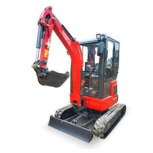 Mini Excavadora Roja Multifuncional para Agricultura y Huertos - Product Image 4
