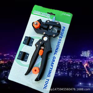 Tijeras de injerto con hoja de acero inoxidable, herramienta de poda negra para injerto de árboles frutales y plántulas, tijeras de injerto 12873, fabricadas en China - Product Image 2