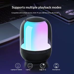 Altavoz Bluetooth Portátil para Exteriores, Subwoofer de Alta Potencia, Audio de Escritorio, 7 Luces de Colores, Compatible con Tarjeta TF - Product Image 2