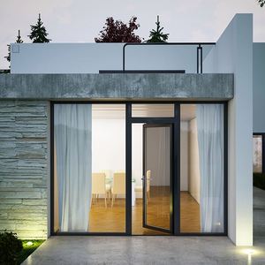 China Hersteller Hochwertige Aluminium glas Flügeltür Sicherheit Haupt türen für Home Villa House - Product Image 3