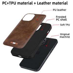 <span class=keywords><strong>Cover</strong></span> per cellulare di alta qualità in pelle antiurto per <span class=keywords><strong>Iphone</strong></span> 15 Pro Max 12 <span class=keywords><strong>11</strong></span> Xr Mini custodia per accessori per cellulare in magazzino - Product Image 3