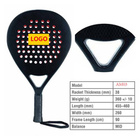 Custom 2026 New Model Carbon Fiber 12k 18k Diamond <strong>Teardrop</strong> Paddle Racquet Lightweight High Balanced Powerful Pro <strong>Padel</strong> <strong>Rackets</strong>