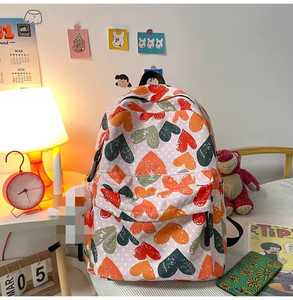 أزياء حديثة جرافيتي طباعة أكسفورد الظهر سعة كبيرة المدارس الثانوية المراهقين الحقائب المدرسية 17 بوصة الاطفال على ظهره - Product Image 5