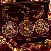 Pièce commémorative de mariage en cuivre pur .999 de 5 oz, avec relief 3D, souvenir en métal, cadeau de mariage, souvenir de mariage