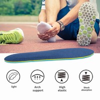 Semelle intérieure classique respirante en maille, confortable, avec support de voûte plantaire en mousse PU de qualité supérieure et coussin en mousse à mémoire de forme pour chaussures de sport et usage quotidien