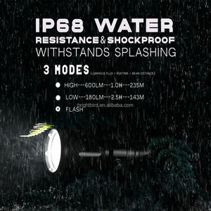 Bright Bird Tragbare Hochleistungs-Aluminium-Taucht aschen lampe Lumen Wasserdichte IP68-Tauch-Unterwasser-LED-Taschenlampen - Product Image 2