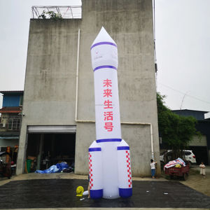 Fusée spatiale gonflable de décoration <span class=keywords><strong>scientifique</strong></span> de grande <span class=keywords><strong>activité</strong></span> extérieure personnalisée - Product Image 4