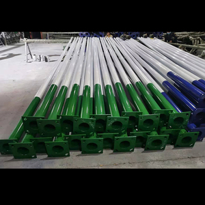 Ngoài Trời Thép Mạ Kẽm 4M 5M 6M 7M 8M 9M 10M 12M Năng Lượng Mặt Trời Ánh Sáng Đường Phố Cực Bài Đèn Cực Đôi Cánh Tay Đơn Giá - Product Image 6