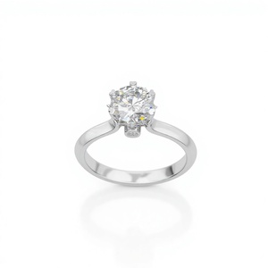 Anello di Fidanzamento Wangfu Jewelry Classico Romantico con Diamante Coltivato in Laboratorio da 1,07ct in Platino, Certificato IGI, Taglio Brillante, Placcato <span class=keywords><strong>Oro</strong></span> - Product Image 5