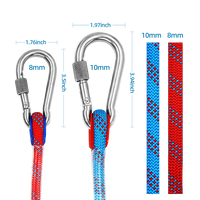 Corde d'assistance à l'opération aérienne haute personnalisée, corde de sécurité statique en Polyester tressé corde d'escalade en montagne
