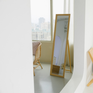 Miroir sur pied rectangulaire au design moderne en panneaux de particules, modèle MR-02, vente en gros du fabricant, garantie de qualité Taïwan Chine - Product Image 5