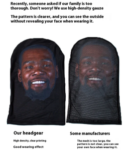 <span class=keywords><strong>Maschera</strong></span> Visiva Realistica 3D Stampata Traspirante, <span class=keywords><strong>Maschera</strong></span> a Rete per Halloween, Cosplay <span class=keywords><strong>Horror</strong></span>, Balaclava, <span class=keywords><strong>Maschera</strong></span> Integrale - Product Image 6
