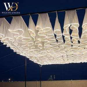 Décoration de <span class=keywords><strong>mariage</strong></span> personnalisée avec draperie lumineuse LED, bande LED étanche pour événements en plein air, tente, restaurant, ambiance - Product Image 1
