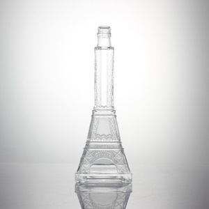 LOGO Tùy Chỉnh Nhãn Fancy <span class=keywords><strong>Odd</strong></span> Shaped Chai Rượu Thủy Tinh Chai Rỗng Độc Đáo Cho Whiskey Vodka Rum Gin Rượu - Product Image 5