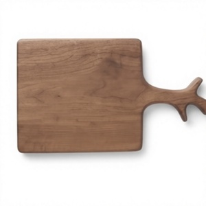 Planche à griller rectangulaire en bois de qualité supérieure avec poignée en bois naturel pour une utilisation en cuisine - Product Image 1
