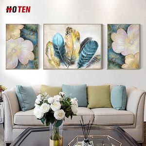 Dipinto a Olio Astratto Moderno su Tela, Fatto a Mano, <span class=keywords><strong>Dimensioni</strong></span> Personalizzabili, per Sfondo Divano Soggiorno, Murale da Parete Camera da Letto - Product Image 3