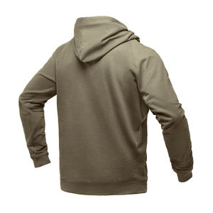 Sweat à capuche d'hiver pour homme grande taille, uni, décontracté, en tissu polaire respirant, respectueux de l'environnement, avec coutures renforcées - Product Image 4