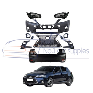 Accesorios de coche, parrilla de parachoques trasero delantero, Kit de carrocería de estilo deportivo para <span class=keywords><strong>Lexus</strong></span> <span class=keywords><strong>CT</strong></span> <span class=keywords><strong>200</strong></span> <span class=keywords><strong>H</strong></span> 2012-2016 actualización 2017 - Product Image 4