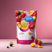 Imprimante de sachets en plastique avec fermeture à glissière sur pied pour sacs d'emballage alimentaire personnalisé vente en gros