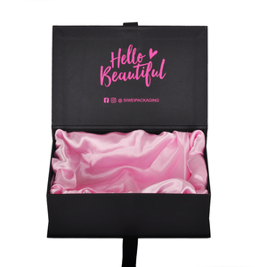 2022New Custom Logo Printing Paper Virgin Hair weave Extension Boxes wig Packaging Box