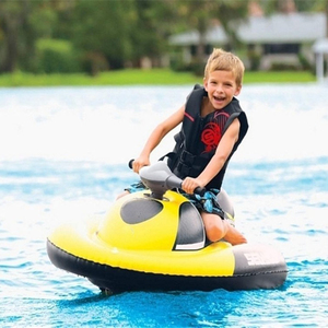 GCALOLECH-Moto acuática eléctrica para niños, moto acuática doble, Scooter <span class=keywords><strong>de</strong></span> mar, yate - Product Image 3