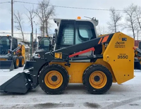 Matériel de terrassement 355C de marque, mini-chargeuse compacte de haute qualité de 0,7 tonne pour le déneigement et le dégivrage