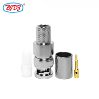 Connecteur RF à sertir de type BNC mâle pour connecteurs coaxiaux coaxiaux RF BJR400 RG8 RG214 RG213 en stock