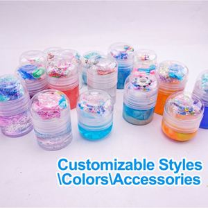 Arcilla Plástica Blanca Transparente, Slime a Granel, No Tóxico, Kit de Slime Azul para Niños, Juguetes al por Mayor Toysrunner SL295 - Product Image 3