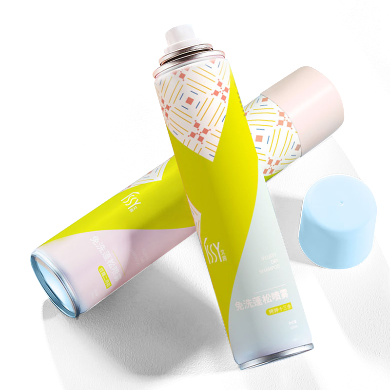 OEM Available Fine Chemical Rice Ingredient Dry Shampoo Spray Scented Aerosol White Powder Shampoo Spray Prevent Oily Hair