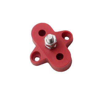 Heavy Duty Dual Terminal Connecting Rod M10 Wiring Bolt For Car Boat Steel Black Accessory - Product Image 2