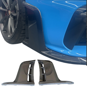 For 718/981/982 Change to GT4 RS Style Carbon Fiber Front Lip\ Rear Diffuser \Front Canopy\ Spoiler Modification Kit - Product Image 6