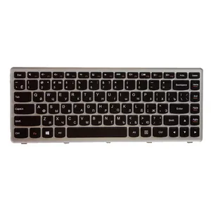 Neu für Lenovo G400AS G400S G405S N410 S410P Laptop RU Silber rahmen Tastatur mit Rahmen