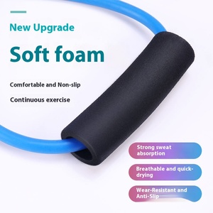 Bande de résistance en latex en forme de 8 pour femmes, entraîneur de poitrine, ouvre-<span class=keywords><strong>épaule</strong></span>s, étirements du cou et du dos, bandes d'<span class=keywords><strong>exercice</strong></span> - Product Image 3