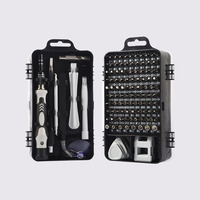 Juego de destornilladores de precisión 115 en 1, Mini kit de herramientas manuales de reparación multifuncional para computadora, teléfono celular