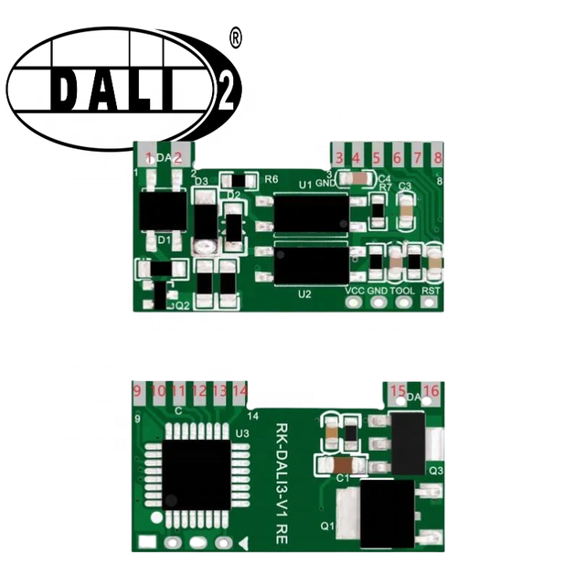 DALI-2 RGBCW Dimming Module NFC Programmable DALI to PWM LED Controller for RGB CW Lighting