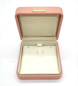 Shero caja de anillo de terciopelo de lujo personalizada elegante moda Rosa romántico embalaje de joyería - Product Image 5