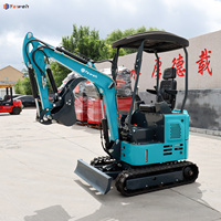 Chinois 1tonne 2 tonnes 3.5 tonnes 1.2 tonnes 1.5 tonnes pas cher Chine Petite pelleteuse sur chenilles Mini excavatrice Diesel Prix de la machine à vendre