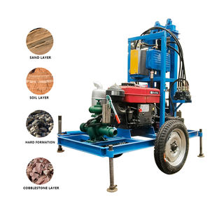 เครื่องเจาะบ่อน้ำลึก120เมตรเครื่องขุดเจาะเหมืองไฮดรอลิก100เมตรเครื่องเจาะรูแบบโรตารี่ - Product Image 5