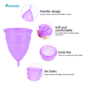 <span class=keywords><strong>Copa</strong></span> <span class=keywords><strong>Menstrual</strong></span> Reutilizable Furuize, <span class=keywords><strong>Copa</strong></span> <span class=keywords><strong>Menstrual</strong></span> de Silicona Médica Flexible para el Cuidado del Ciclo <span class=keywords><strong>Menstrual</strong></span> - Product Image 2