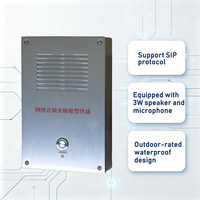 Terminal d'alarme audio réseau SIP603 avec appel d'urgence en un clic, interphone vocal bidirectionnel, appareil d'interphone IP