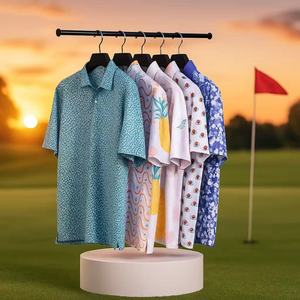 Camisetas de Golf de Jersey Sólido de Secado Rápido al por Mayor, Personalizables con Logotipo, de Alta Calidad, para Hombre, en Poliéster - Product Image 2