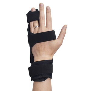 อุปกรณ์พยุงนิ้วมือและข้อมือ Bde Heal ขนาด SMLXL สีดำ ทำจากผ้าสแปนเด็กซ์ ช่วยพยุงข้อต่อ สำหรับผู้ใหญ่ ใช้เพื่อสุขภาพและการนวด - Product Image 2