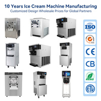 Maquina De Helado Zachte Commerciële Softy-Ijsmachine Voor Het Maken Van Bevroren Yoghurt Softijs-Ijsmachines