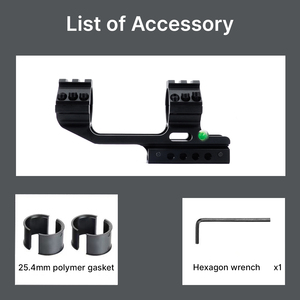 ACUMETA Scope Mount für 20mm/11mm Schwalben schwanz, <span class=keywords><strong>1</strong></span>,65 "Mittel höhe mit horizontaler Kalibrierung für 30mm/<span class=keywords><strong>1</strong></span> Zoll Rohr - Product Image 5