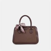 Tas Tangan Wanita Chrisbella Model Terbaru dengan Syal Sutra Elegan, Tas Tangan Wanita Motif Kain PU dengan Dompet Senada