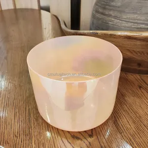 Q're Transparent Singing Bowl Clear Color 99.99% Quartz Crystal Singing Bowl Sound Healing Instruments