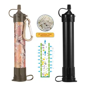 Portable Purifier Outdoor Water Filter Straw 0.01 micron High efficiency Filtration System For Camping Hiking Emergency Survival